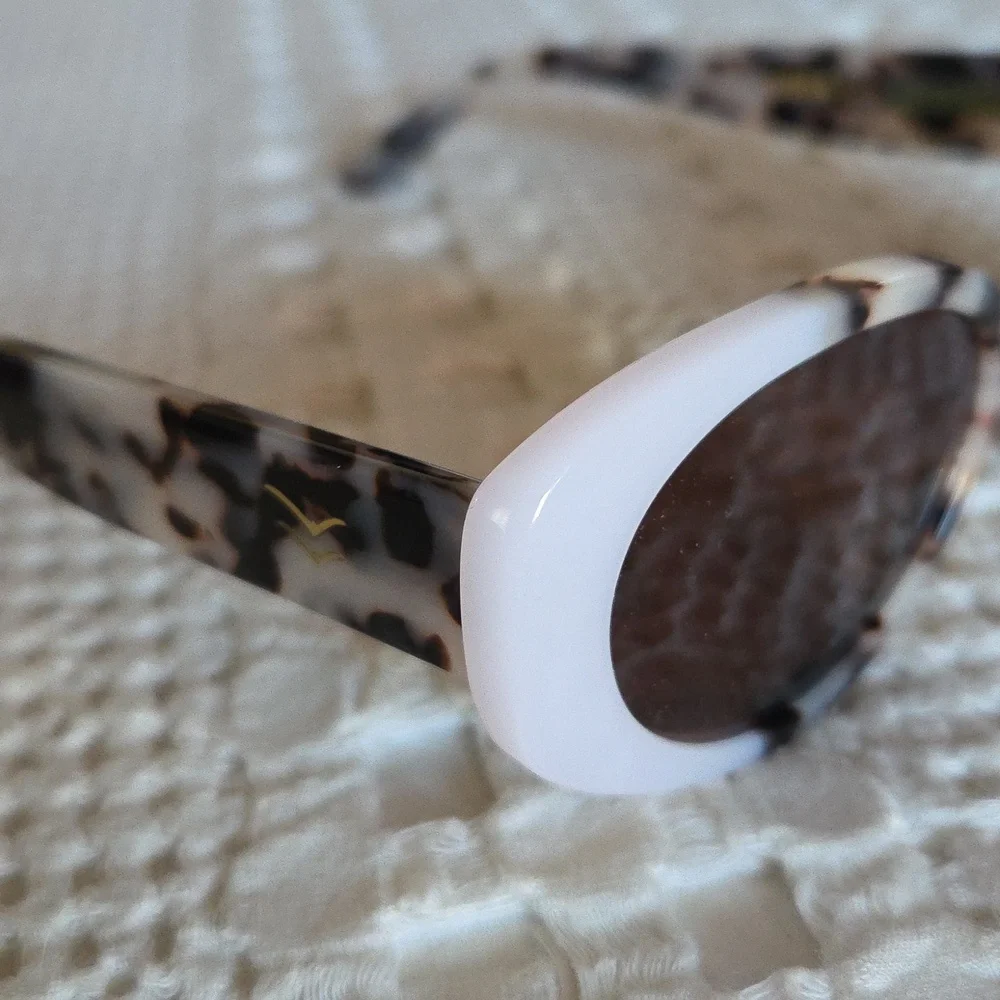 Anthropologie I-SEA Marley Sunglasses Ivory Blonde Tort